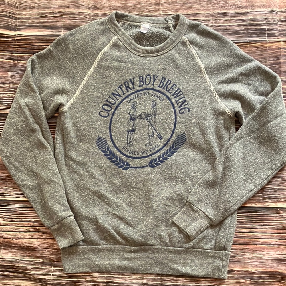 Country-Boy Brewing Graphics logo Sweat Shirt size XS